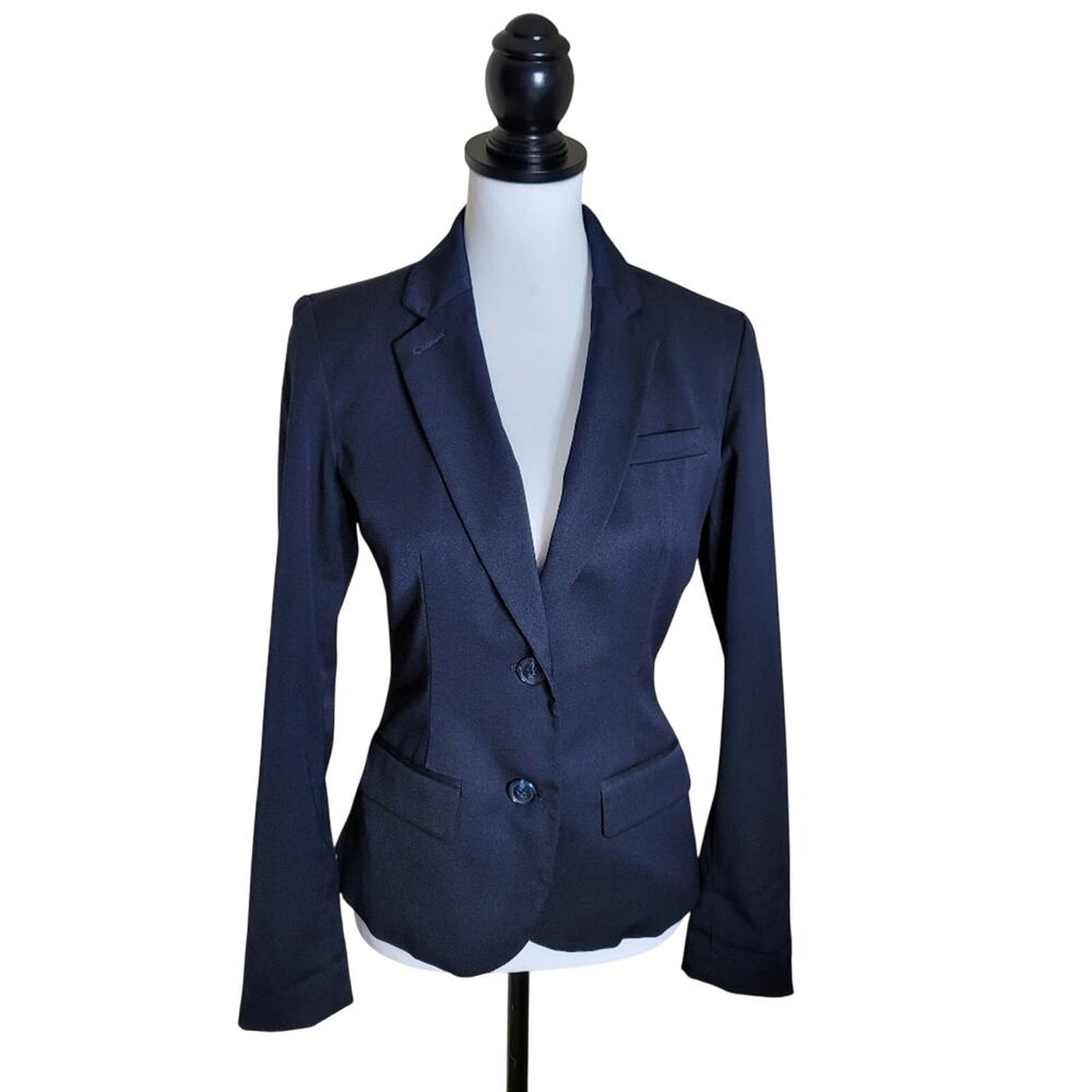 Navy Blazer, Size 02 Double button Jacket Business Casual